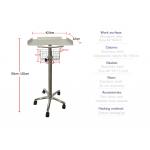 Mobile trolley for bedside ECG machine in hospital