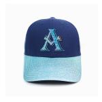 6 Panel Women Baseball Cap A D R Letter Embroidery Silk Glossy Glitter Female Sport Hat for sale