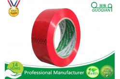 China Red Cargo Wrapping BOPP Adhesive Tape Biaxially Oriented Polypropylene Packaging Tape supplier