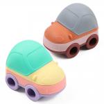 4pcs Car Building Blocks Silicone Stacking Blocks Cute And Attractive for sale