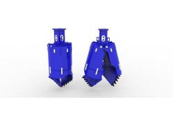 China Drilling Rig Tool Centrifugal Soil Bucket 1200mm With Open Body supplier