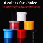 150ml 250ml 500ml White Black blue translucent Plastic Cosmetic Container PP Cream Jar Protein Powder PP jar for sale