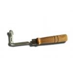 Plated Steel Bee Hive Equipment Beehive Frame Cleaner With Wooden Handle for cleaning for sale