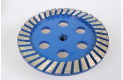 China 5mm Semented Diamond Cup Wheel , Double Layer Segmented Concrete Grinding Cup Wheel supplier