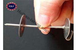 China 14GaX250mm Stainless Insulation Anchor Pins With Hooks For Insulation Blankets supplier