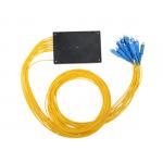 PLC Optical Splitter 1×16 Single Mode PLC Fiber Optic Splitter ABS Box Type with SC Connector(7233211) for sale