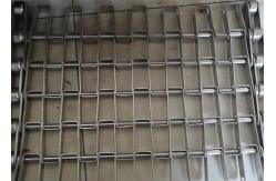 China SS304 Honeycomb Conveyor Belt , Metal Mesh Belt For Bread Baking Oven supplier