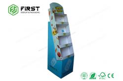 China Custom Printed Light Weight Pos Cardboard Display Stands For Advertising supplier