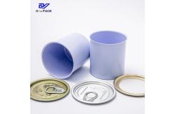 China 230ml Personalised Cigarette Tin D65X73mm Silver Cigarette Tin supplier