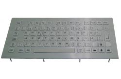 China Professional Kiosk stainless steel ruggedized keyboard with FN keys , RoHS supplier