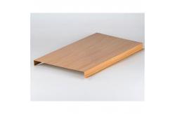 China 0.4mm G Strip Aluminum Metal Ceiling Simple Structure Easy Installation supplier