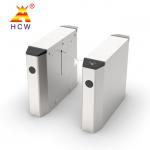 Flap Turnstile Pedestrian RFID Face Recognition Fingerprint Access Control for Office Hotel for sale