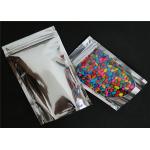 Moisture Proof Stand Up Aluminum Foil Bags With Zipper And Tear Notch Anti Static for sale