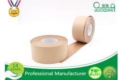 China Antistatic Water Solubel Reinforced Adhesive Kraft Paper Tape , Thinkness 130~160μ supplier
