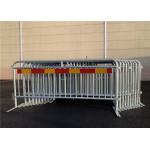 Interlocking Tempory Metal Crowd Control Barrier Fence Galvanized for sale