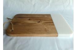 China Marble Acacia Wood Kitchen Stone Placemats Rectangular Shape supplier