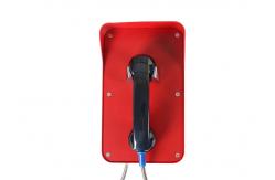 China Weatherproof Analog Wall Phone Cold Rolled Steel No Keypad Audio ATM Service supplier