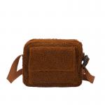 Cheapest New Plush Fabric Women's Shoulder Crossbody Bag Small Lambs Wool Fluffy Fur Winter Female Bag Designer Handbags for sale