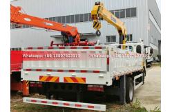 China 140HP to 168HP 4x2 JAC Truck Mounted Crane 5Tons Lifting Capacity supplier