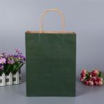 Recycled Colored Printed Paper Grocery Bags With Twisted Handles for sale