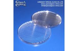 China Custom Optically Finishing Flat Borosilicate Glass Lens With Linear Surface supplier