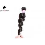 China No Shedding Grade 7A Natural Black Hair Extensions No Smell With Long Lifespan manufacturer