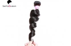 China No Shedding Grade 7A Natural Black Hair Extensions No Smell With Long Lifespan supplier