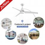 6 Speed 35W Modern 52 Inch Ceiling Fan With Light Remote Control