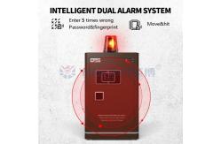 China Fingerprint Digital Lock Safe Box For Home Security YB/N6-78 supplier