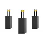 PLC Led Lighted Hydraulic Pneumatic Rising Bollard SS304 IP68