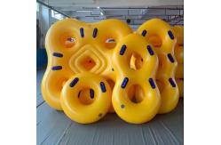 China Inflatable Water Partk Four Person Floating Tube Swim Ring supplier