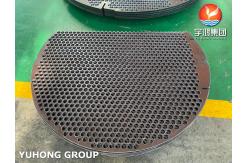 China Stainless Steel ASTM A182 F304L/F316L Tubesheet Baffles For Heat Exchanger supplier