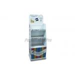 Semi Permanent Cardboard Display Shelves Recycling 4 Color Off Set Printed for sale