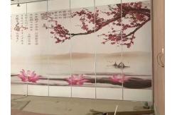 China Decorative Material Sound Insulation Sliding Partition Wall Panel 500mm Width supplier