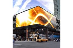 China 6500cd/m2 9500K Flexible LED Curtain Mesh ISO2001 Glass Transparent LED Display supplier