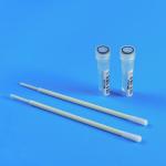 Medical Disposable Nylon Flocked Swab Sampling Tube Push Pull Rod Sampling Kit for sale