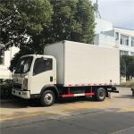 95km/H Light Duty Cargo Vans Box Truck 4x2 5 Ton Diesel Fuel Type for sale