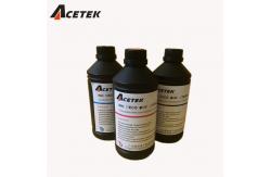 China Ricoh Soft Hard UV Printer Ink , Epson Konica  Cmyk Screen Printing Ink supplier