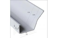 China 10cm 13cm PVC Poultry Feeding Trough Chicken Feeding Line Parts supplier