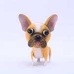 Puppy Metal Garden Ornaments Lifelike Sturdy Metal Dog Yard Art for sale