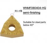 External Peach Lathe Blade CNC Cutting Tools CNC Blade Wnmg080404-Hq for sale