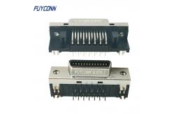 China Right Angle PCB SCSI Connector 26 pin Female MDR Connector supplier