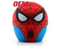 China Customized Spider-man Bluetooth Speaker Mini Bluetooth Speaker Rechargeable Plastic Toy Maker supplier