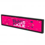 VETO 28 Inch Streched Bar Lcd Display Indoor Ultra Wide Strip Shelf Edge Advertising Digital Signage For Supermarket for sale