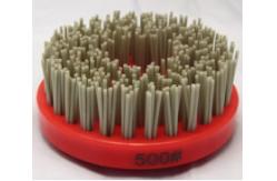 China 200mm Round Shape Diamond Abrasive Brush Long Lasting For Granite / Marble Surface supplier