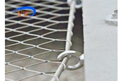 China Spiral Strand Flexible Metal Netting Polished Finished For Architectural supplier
