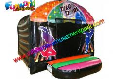 China Disco Inflatable Bouncy Castles , Inflatable Jumping Bouncer With Vinyl supplier