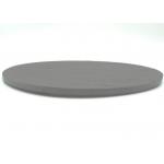 Black Round Slate Placemats Diameter 22cm Natural Surface Eco Friendly