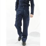 Industrial Navy Fire Resistant Work Trousers Antistatic 260gsm for sale