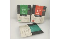China Matt VMPET Smell Proof Zipper Pouch CMYK Pantone 240 Microns supplier